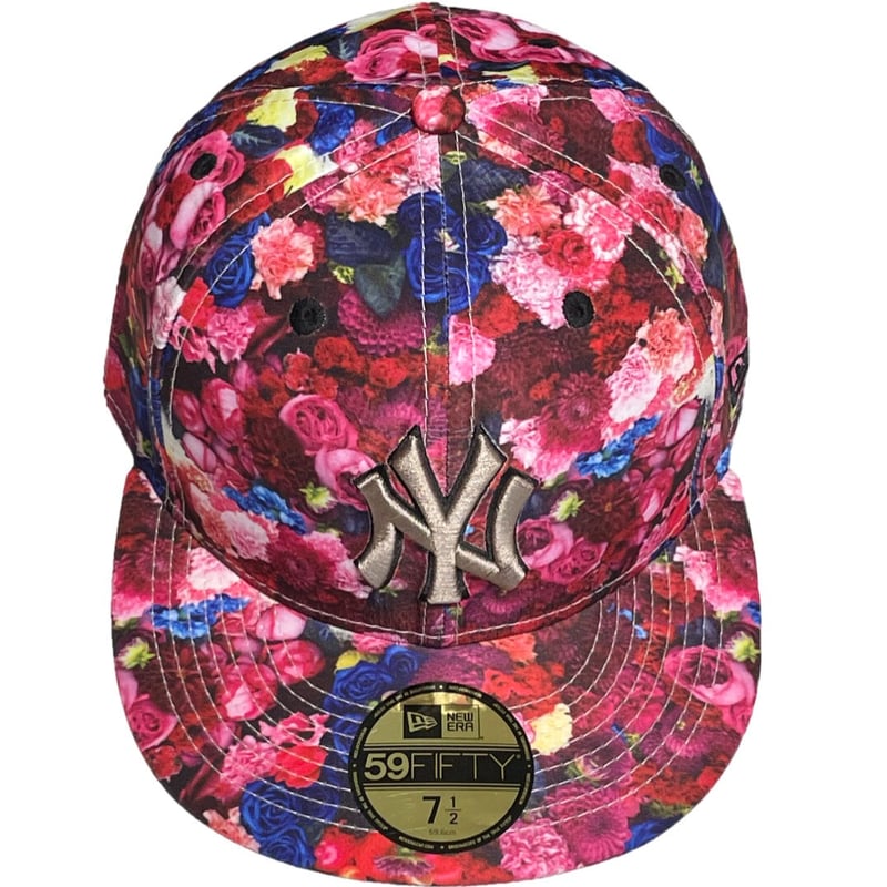 NEW ERA NEWYORK YANKEES 花柄ベースボールキャップ マルチカラー 7-1...