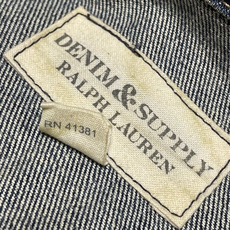 DENIM&SUPPLY RALPH LAUREN デニムジャケット インディゴ Sサイズ