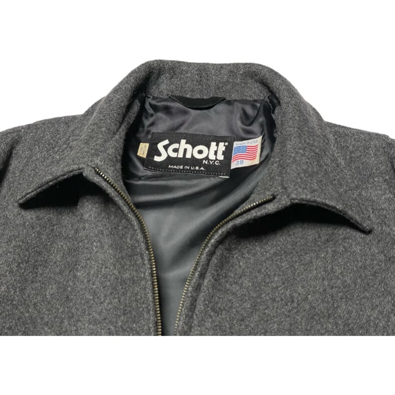 半額セール SCHOTT×AMERICAN RAG CIE ライダースウール アメリカ製