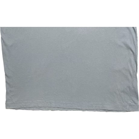 MADE IN ITALY製 ARMANI COLLEZIONI 半袖クルーネックTシャツ ブルーグレー Mサイズ