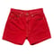 MADE IN USA製 LEVI\'S 501 カラーデニムハーフパンツ レッド W32-L34サイズ