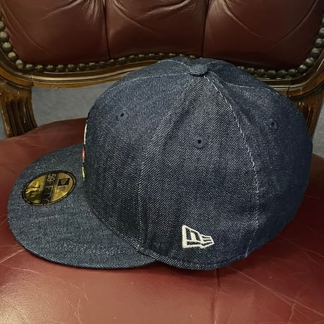 NEW ERA × DISNEY MICKEY MOUSE デニムベースボールキャップ インディゴ 7-3/8 58.7cm