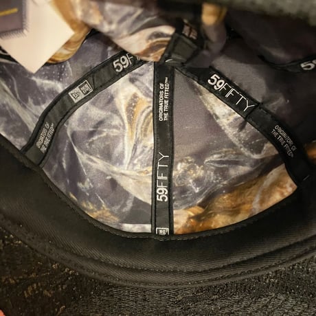 激レア MADE IN USA製 NEW ERA × PHENOMENON 2007年モデル レースタイガーカモ柄ベースボールキャップ ブラック 7-3/8 58.7cm