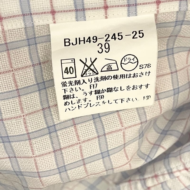 新品バーバリーburberryボタンダウンシャツ半袖チェック柄シャツ限定出品激安 BURBERRY】【トップス】バーバリー『チェック柄 半袖ボタン