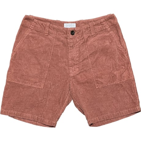 【BEAMS取り扱い】SATURDAYS NEW YORK CITY ショート丈コーデュロイハーフパンツ ブラウン W28サイズ