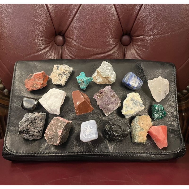 激レア MADE IN JAPAN製 PHENOMENON 天然石レザークラッチショルダー