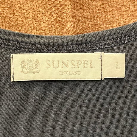 MADE IN ENGLAND製 SUNSPEL タンクトップ ネイビー Lサイズ