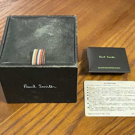 専用BOX、シルバークロス付き Paul Smith シルバー素材 カフリンクス