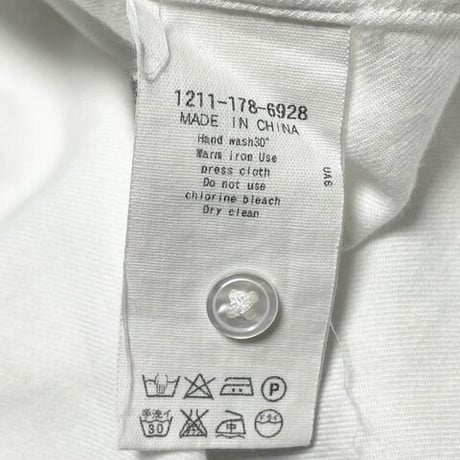 BEAUTY & YOUTH UNITED ARROWS 長袖コットンシャツ ホワイト XSサイズ
