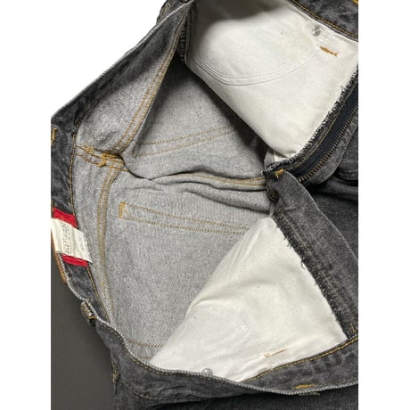 希少 MADE IN USA製 EDWIN ブラックデニムパンツ W34×L32