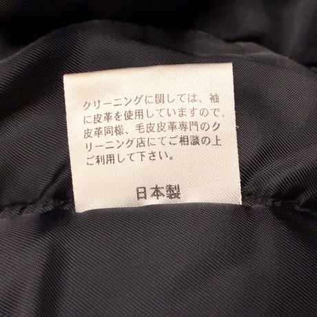 激レア MADE IN JAPAN製 FIVE-O 初期モデル 袖レザー スタジアムジャケット ブラック Mサイズ