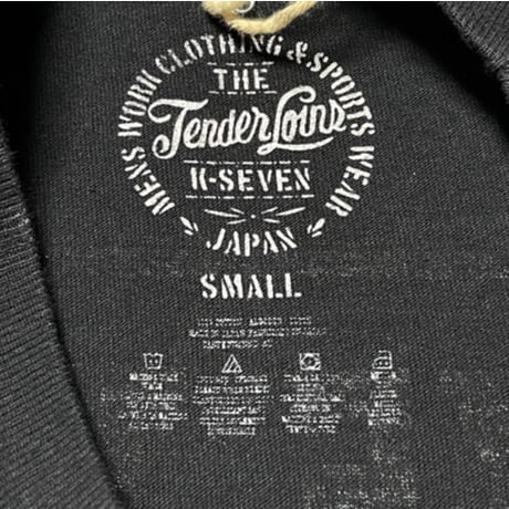 難あり ☆タグ付き新古品☆ TENDERLOIN バックプリント入り VENDER ZOIN 半袖Tシャツ ブラック Sサイズ