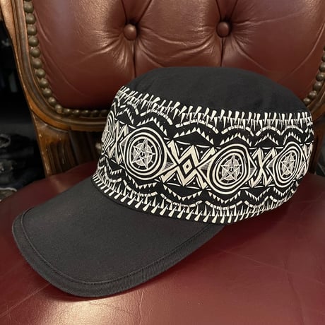 MADE IN JAPAN製 SWAGGER アーミーキャップ ブラック Mサイズ