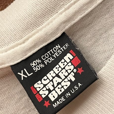 MADE IN USA製 PEANUTS SNOOPY × Knott's Berry Farm SCREEN STARS BESTボディ プリントTシャツ ホワイト XLサイズ