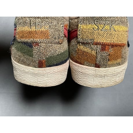 NIKE BLAZER LOW PENDLETON生地スニーカー マルチカラー US8/26cm