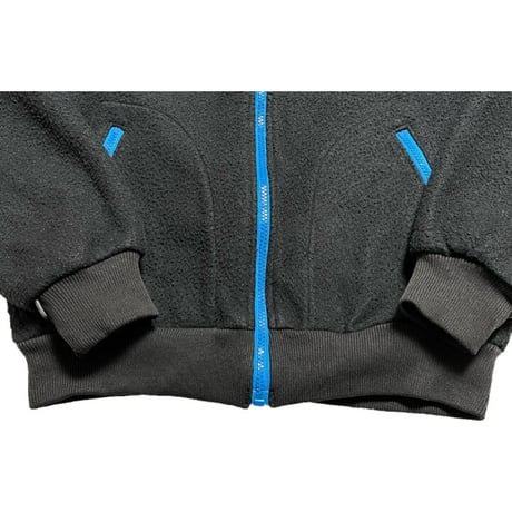 MADE IN USA製 Columbia Radial Sleeveフルジップフリースジャケット ブラック