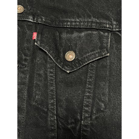 MADE IN CANADA製 LEVI'S ブラックデニムジャケット 75529-0260 ブラック Sサイズ