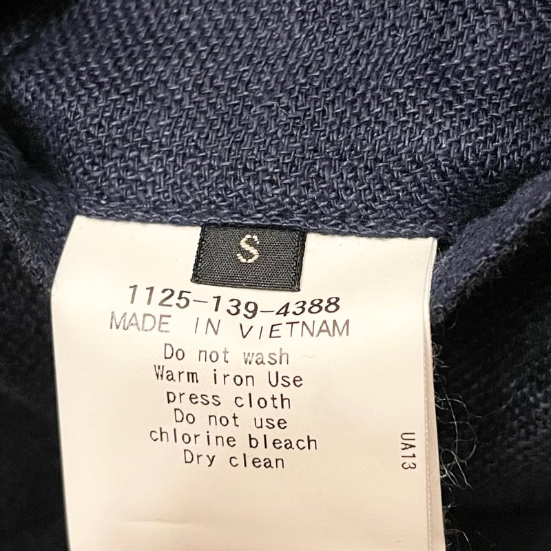 UNITED ARROWSユナイテッドアローズリネン ショールカラー ジレベスト UNITED ARROWS ショールカラーリネンリネンジレベスト ネイビー