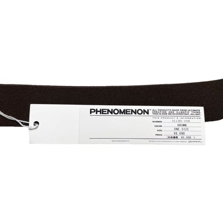 ☆タグ付き新古品☆ PHENOMENON 2009年モデル サスペンダー ブラウン Fサイズ