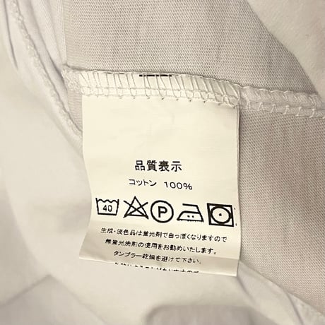 ★新品★ MADE IN ITALY製 MAGLIA 2024年SSモデル「ARANCIA」ポケット付きプリントクルーネックTシャツ ホワイト S～Lサイズ