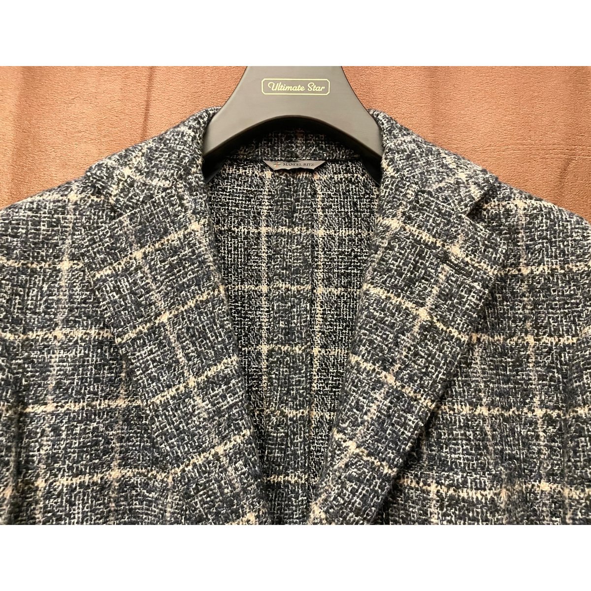 MADE IN BULGARIA製 MANUEL RITZ ブロックチェック柄コットン MADE IN BULGARIA製 MANUEL RITZ ブロックチェック柄コットン