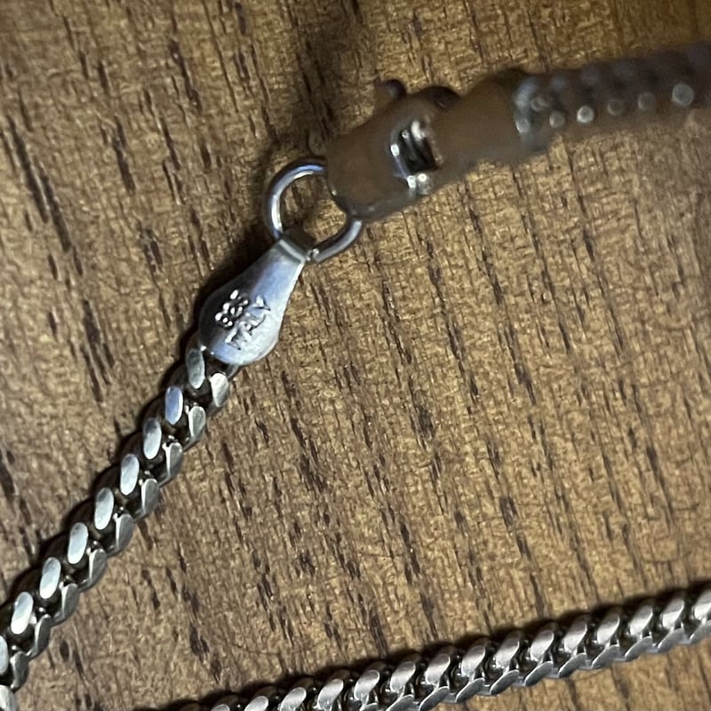 MADE IN ITALY製 シルバー925製 マイアミキューバン 喜平