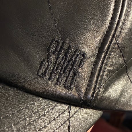 激レア MADE IN JAPAN製 SWAGGER SHEEP LEATHER 羊革 本革レザーキルティングキャップ ブラック Fサイズ