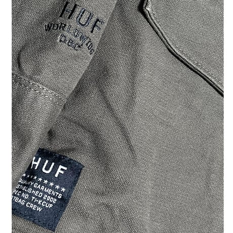 HUF M65型ミリタリージャケット カーキ Sサイズ
