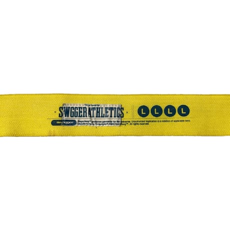 SWAGGER ATHLETICS 2005年モデル リングニットベルト イエロー Lサイズ