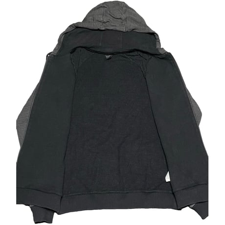 HUGO BOSS SLIM FIT フルジップパーカー チャコールグレー Sサイズ