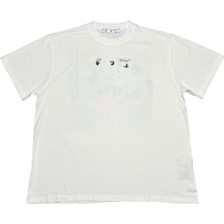 ★新品★ MADE IN PORTUGAL製 2021-22FW OFF-WHITE Tシャツ ARROW TREE S/S OVER TEE WHITE OMAA038F21JER0090184