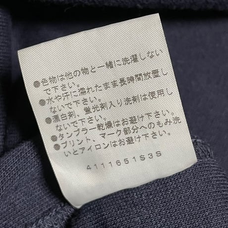 Champion NEW YORKロゴ 裏使い半袖スウェットTシャツ ネイビー Lサイズ