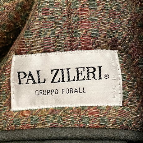 MADE IN ITALY製 PAL ZILERI フルジップウールジャケット ダークグリーン 48サイズ