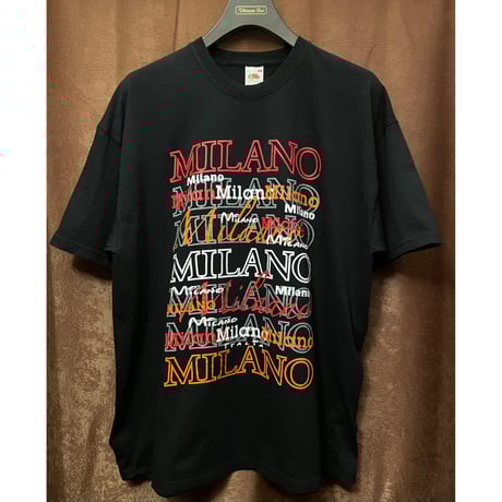 FRUIT OF THE LOOM ボディ Milano プリントTシャツ ブラック XLサイズ