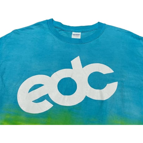 EDC 2018 イベントTシャツ タイダイ染めGILDANボディ マルチカラー Mサイズ