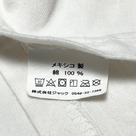 MADE IN MEXICO製 Stussy × Bob Marley コラボ長袖プリントTシャツ ホワイト XLサイズ