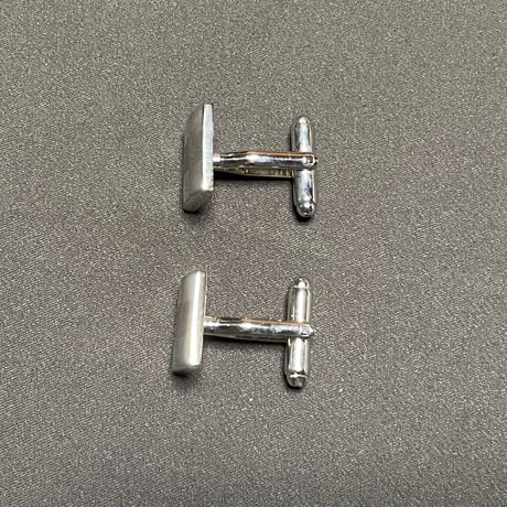 専用ケース付き 鎌倉カフス工房 シルバーツートンカフスボタン