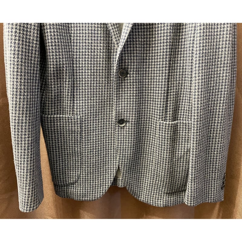 MADE IN ITALY製 BOGLIOLI WIGHT 千鳥格子柄ニットジャージ MADE IN ITALY製 BOGLIOLI WIGHT 千鳥格子柄ニットジャージ