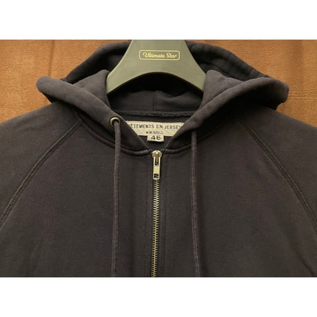 MADE IN PORTUGAL製 WIM NEELS VETEMENTS EN JERSEY フルジップパーカー ネイビー 46サイズ