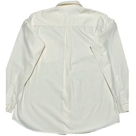 MADE IN JAPAN製 TOMORROWLAND MACPHEE コットン長袖シャツ アイボリー Mサイズ相当