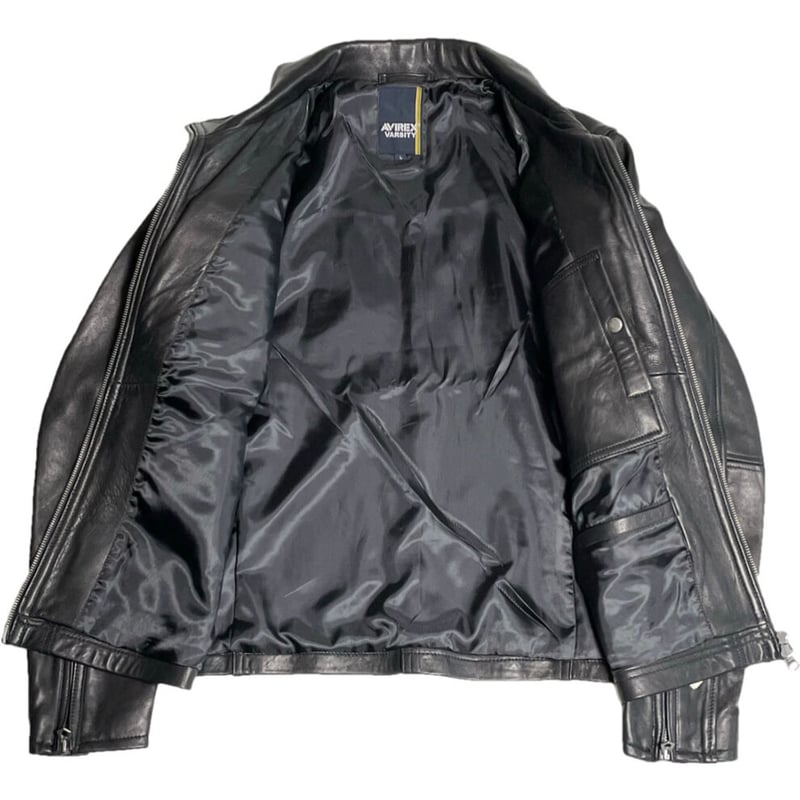 ☆タグ付き新古品☆ AVIREX VARSITY ラムレザージャケット ☆タグ付き新古品☆ AVIREX VARSITY ラムレザージャケット