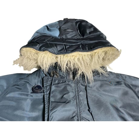 MADE IN USA製 ALPHA INDUSTRIES N3-Bジャケット ネイビー Lサイズ
