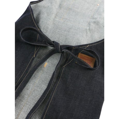 ★新品★ LEVI'S 首かけノンウォッシュデニムエプロン インディゴ Fサイズ