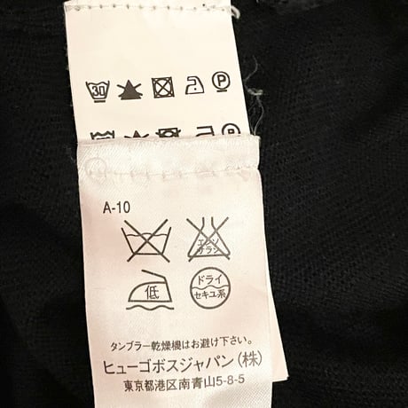HUGO BOSS ヴァージンウール タートルネックセーター ブラック Mサイズ