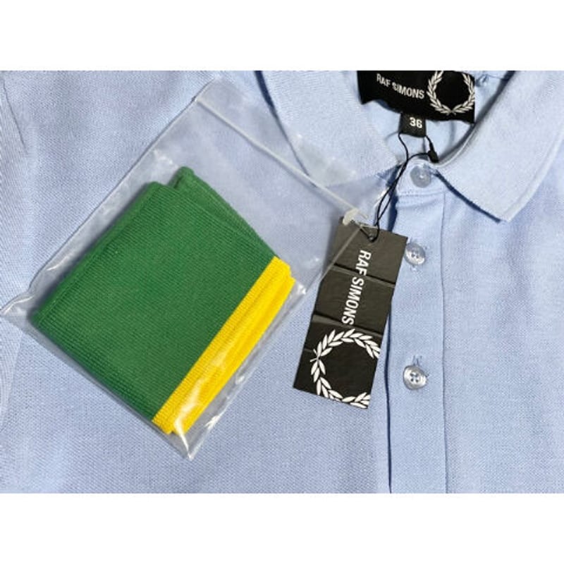 ☆タグ付き新古品☆ FRED PERRY × RAF SIMONS Wネーム替え襟付き ☆タグ付き新古品☆ FRED PERRY × RAF SIMONS Wネーム替え襟付き