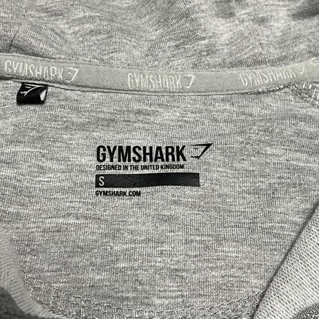 GYM SHARK フルジップパーカー グレー Sサイズ