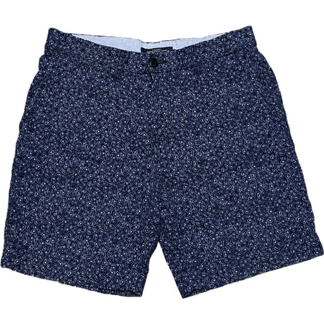 TOMMY HILFIGER ペイズリー柄ハーフパンツ ネイビー W29サイズ