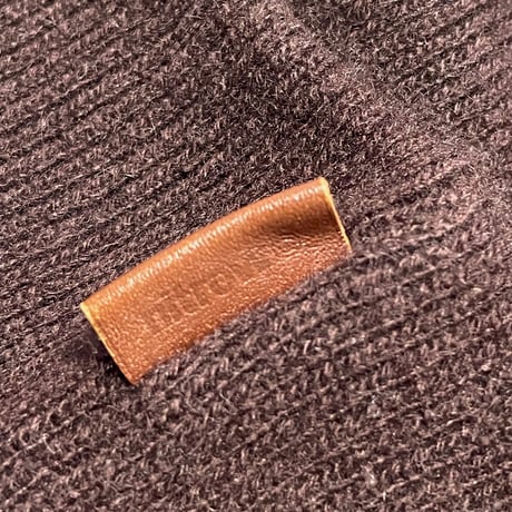 激レア MADE IN JAPAN製 NITROW カシミヤ100% ニット帽 ブラウン Fサイズ