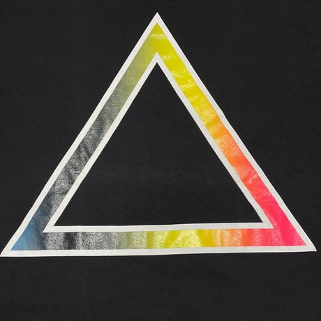 ROCSTAR トライアングルプリントTシャツ ブラック Mサイズ