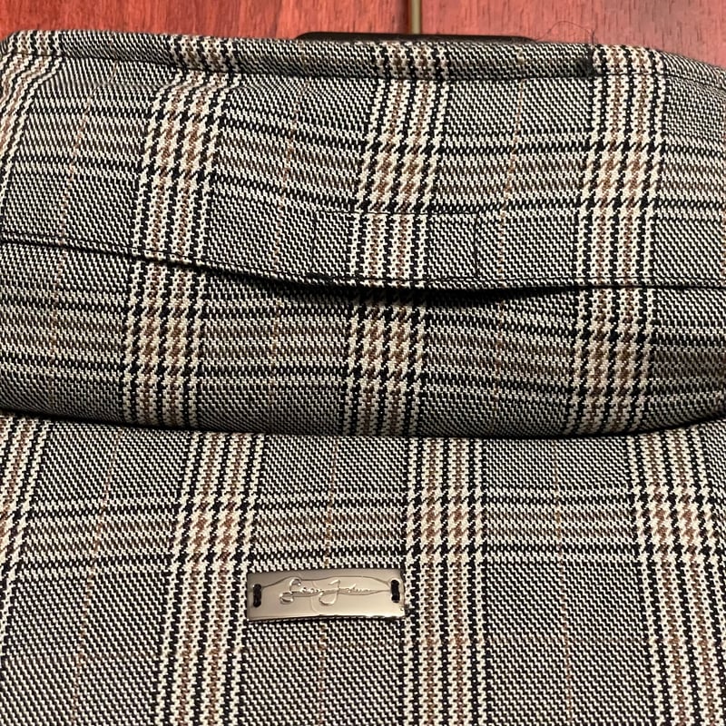 Sean John オーバーサイズチェック柄ダウンジャケット グレー XLサイズ